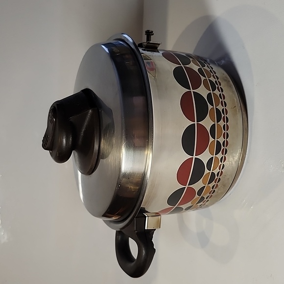 Vintage fissler cooking steam venting pot set of 6 vitavit solar dot pattern - Picture 4 of 11